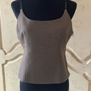 Zara Solid Black Top with Branded Label
